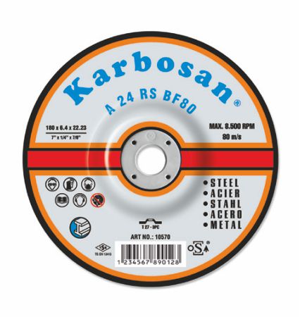 KARBOSAN TAŞLAMA TAŞI NK BOMBELI 115 6.4*22,23 
